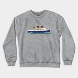 Nautical boat the Normandie Crewneck Sweatshirt